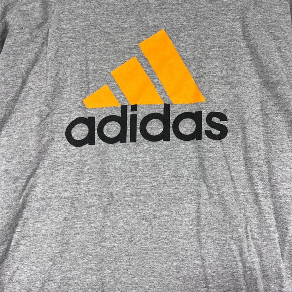 Vintage Adidas Tennessee Football T Shirt Mens Large Gray Made in USA NCAA Tee - Picture 2 of 7